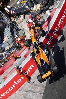 Motorsports: FIA Formula One World Championship WM Weltmeisterschaft 2017, Grand Prix of Monaco, 2 Stoffel Vandoorne (BEL, McLaren Honda), Monte Carlo Monaco xHOCHxZWEIx