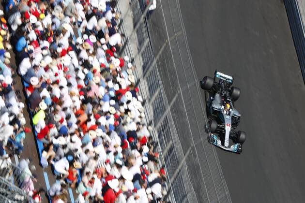 Motorsports: FIA Formula One World Championship WM Weltmeisterschaft 2017, Grand Prix of Monaco, 44 Lewis Hamilton (GBR, Mercedes AMG Petronas F1 Team), Monte Carlo Monaco xHOCHxZWEIx