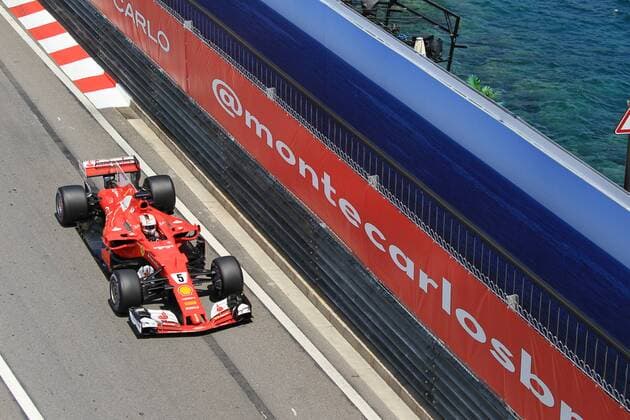 May 28th 2017, Monaco; F1 Grand Prix of Monaco Race Day; Sebastian Vettel - Scuderia Ferrari SF70H xLeannexBoonx  ActionPlus11884919