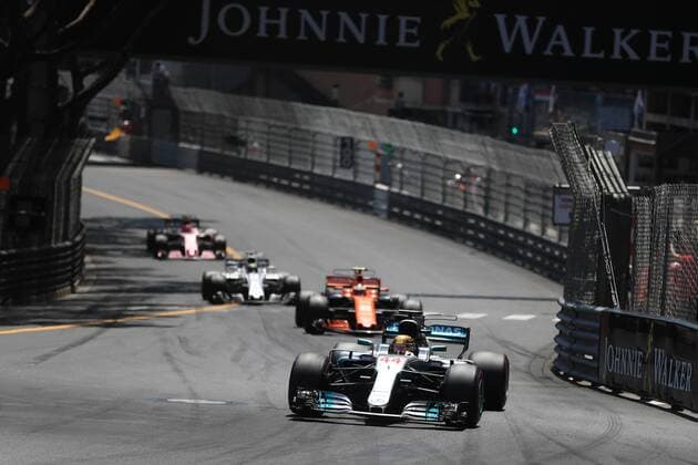 May 28th 2017, Monaco; F1 Grand Prix of Monaco Race Day; Lewis Hamilton - Mercedes AMG Petronas F1 W08 EQ Energy+ on his way to a 7th placed finish xLeannexBoonx  ActionPlus11884952