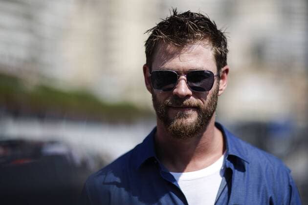 May 28, 2017 - Monte Carlo, Monaco - Australian actor CHRIS HEMSWORTH is seen prior to the 2017 Formula 1 Monaco Grand Prix in Monte Carlo, Monaco. F1 2017 - Monaco Grand Prix - ZUMAg147 20170528_zap_g147_014 Copyright: xJamesxGasperottix