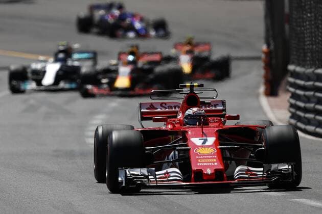 May 28, 2017 - Monte Carlo, Monaco - KIMI RAIKKONEN of Finland and Scuderia Ferrari drives during the 2017 Formula 1 Monaco Grand Prix in Monte Carlo, Monaco. F1 2017 - Monaco Grand Prix - ZUMAg147 20170528_zap_g147_021 Copyright: xJamesxGasperottix