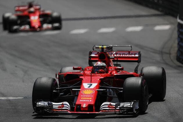 May 28, 2017 - Monte Carlo, Monaco - KIMI RAIKKONEN of Finland and Scuderia Ferrari drives during the 2017 Formula 1 Monaco Grand Prix in Monte Carlo, Monaco. F1 2017 - Monaco Grand Prix - ZUMAg147 20170528_zap_g147_030 Copyright: xJamesxGasperottix