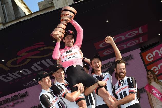 Bilder des Tages - SPORT 28-05-2017 Giro D italia; Tappa 21 Monza - Milano; 2017, Team Sunweb; Dumoulin, Tom; Milano Piazza Duomo; 