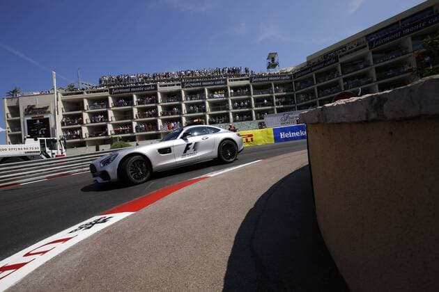 Motorsports: FIA Formula One World Championship WM Weltmeisterschaft 2017, Grand Prix of Monaco, Bernd Maylaender (GER, Safety Car driver), Monte Carlo Monaco xHOCHxZWEIx