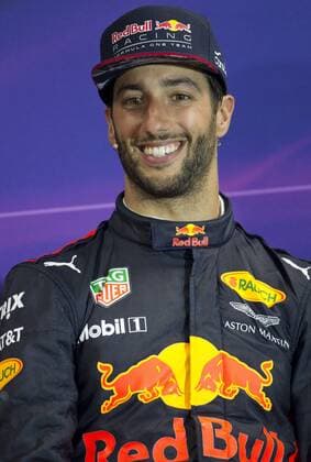 Monaco, Monte Carlo - May 28, 2017: FIA Formula One World Championship WM Weltmeisterschaft Monaco F1 Grand Prix, third Place Daniel Ricciardo Monaco F1 Grand Prix 2017, Winner press conference PK Pressekonferenz