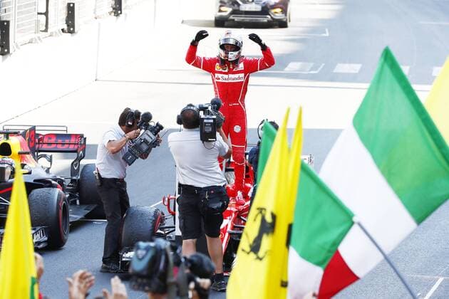 Motorsports: FIA Formula One World Championship WM Weltmeisterschaft 2017, Grand Prix of Monaco, 5 Sebastian Vettel (GER, Scuderia Ferrari), Monte Carlo Monaco xHOCHxZWEIx