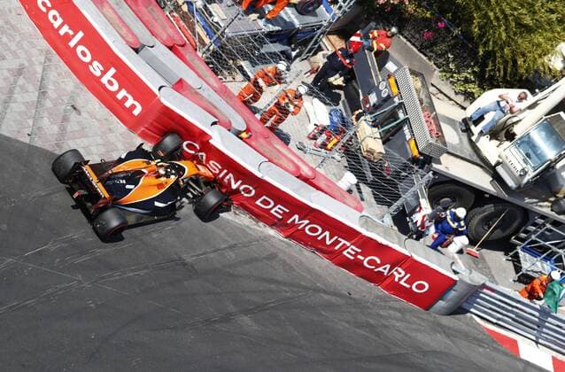 Motorsports: FIA Formula One World Championship WM Weltmeisterschaft 2017, Grand Prix of Monaco, 2 Stoffel Vandoorne (BEL, McLaren Honda), Monte Carlo Monaco xHOCHxZWEIx