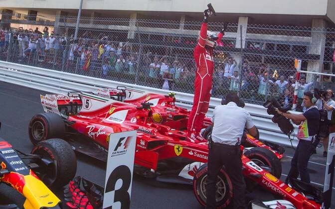 May 28, 2017 - Monte-Carlo, Monaco - Sebastian Vettel of Germany and Scuderia Ferrari driver won the race on Formula 1 Grand Prix de Monaco on May 28, 2017 in Monte Carlo, Monaco. F1 Grand Prix of Monaco  - ZUMAn230 20170528_zaa_n230_183 Copyright: xRobertxSzaniszlox