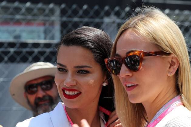 Monaco Grand Prix, Monte Carlo 24 - 28 May 2017 28.05.2017 - Race, Adriana Lima (BRA) Model and Carmen Jorda (ESP) 