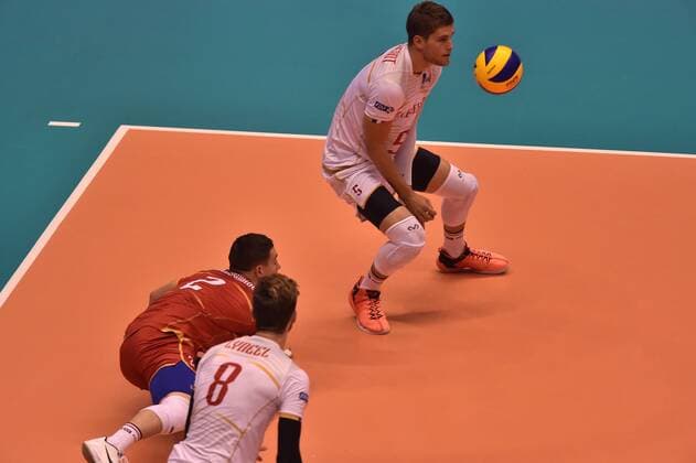 Volleyball, WM-Qauli, Frankreich - Deutschland Trevor Clevenot et Benjamin Tolliutu (france) VOLLEY-BALL : France vs Allemagne - Tournoi de qualificatif au championnat du monde - 28 05 2017 FredericChambert Panoramic 