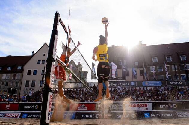 smart super cup Nürnberg; Smart Beach Tour 2017; Philipp Arne Bergmann Yannick Harms vs. Paul Becker Jonas Schröder +++ + Nürnberg Germany xConnyxKurth HOCHxZWEIx