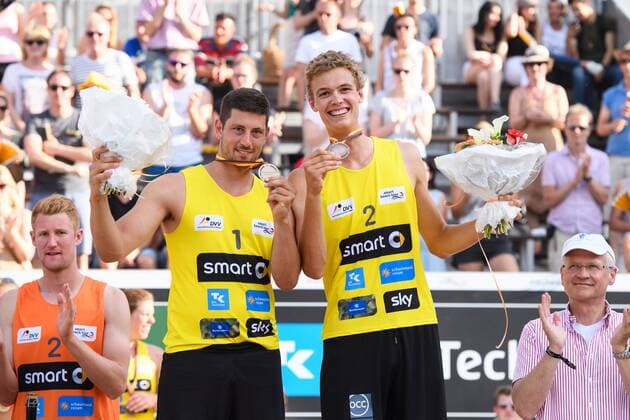 smart super cup Nürnberg; Smart Beach Tour 2017; Siegerehrung +++ + Nürnberg Germany xConnyxKurth HOCHxZWEIx
