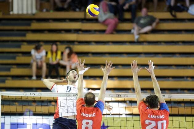 PXL_2018 FIVB Volleyball Men s World Championship WM Weltmeisterschaft qualification, Croatia vs. Serbia 28.05.2017., Zagreb, Croatia - 2018 FIVB Volleyball World Championship - Men European Qualification, 5th Round, Group E, Croatia vs. Serbia. Marko Sedlacek.  LukaxStanzl PIXSELL