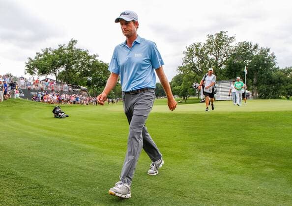 May 28, 2017 - Fort Worth, TX, USA - Webb Simpson leaves the 18th green after finishing 5th during the final round of the Dean & DeLuca Invitational golf tournament on Sunday, May 28, 2017 at Colonial Country Club in Fort Worth, Texas. Dean & DeLuca Invitational golf tournament - Round 4 - ZUMAm67_ 20170528_zaf_m67_056 Copyright: xRayxCarlinx