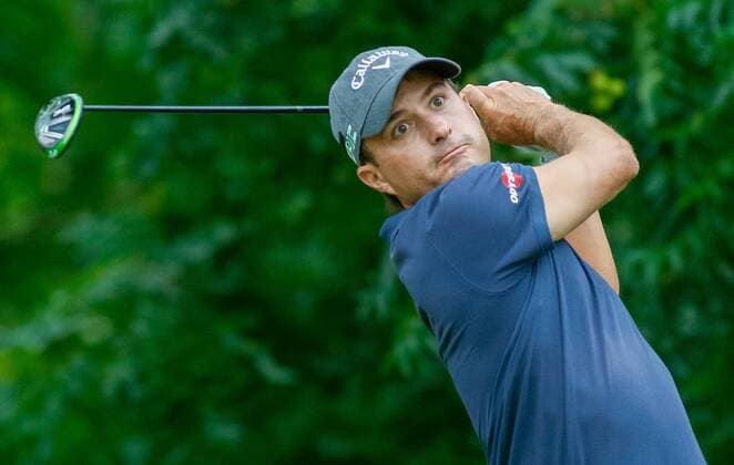 May 28, 2017 - Fort Worth, TX, USA - Kevin Kisner tees off on the 6th hole during the final round of the Dean & DeLuca Invitational golf tournament on Sunday, May 28, 2017 at Colonial Country Club in Fort Worth, Texas. Dean & DeLuca Invitational golf tournament - Round 4 - ZUMAm67_ 20170528_zaf_m67_081 Copyright: xRayxCarlinx