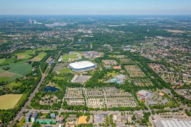VELTINS-Arena, Schalke-Stadion, erste Bundeliga, Bundesligastadion, premier league, Schalker Feld, Gelsenkirchen, Ruhrgebiet, Nordrhein-Westfalen, Deutschland !ACHTUNGxMINDESTHONORARx60xEURO!