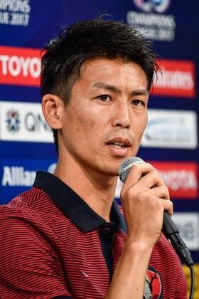 Shuto Yamamoto of Japan s Kashima Antlers attends a press conference PK Pressekonferenz ahead of the second Round of 16 match against China s Guangzhou Evergrande during the 2017 AFC Champions League in Kashima, Japan, 29 May 2017. Masatada Ishii leads Kashima Antlers in swing for second Round of 16 match at AFC Champions League  20170529_08262