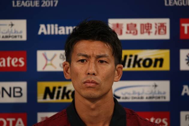 Shuto Yamamoto of Japan s Kashima Antlers attends a press conference PK Pressekonferenz ahead of the second Round of 16 match against China s Guangzhou Evergrande during the 2017 AFC Champions League in Kashima, Japan, 29 May 2017. Masatada Ishii leads Kashima Antlers in swing for second Round of 16 match at AFC Champions League  20170529_30962