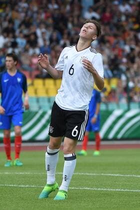 Fussball, Junioren, Saison 2016 17, Schüler-Länderspiel in Berlin, Deutschland - Frankreich, Max Brandt (Nr. 6, Deutschland U16), 30.05.17, Copyright: xMichaelxHundtx xMatthiasxKochx