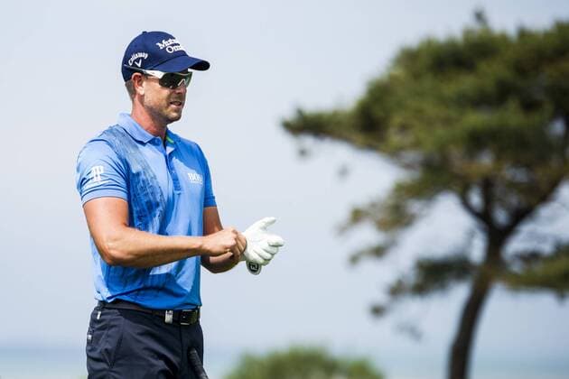 170530 Henrik Stenson, Sverige tränar inför Nordea Masters den 30 maj 2017 i Barsebäck.  Copyright: PETTERxARVIDSON BB170530PA033