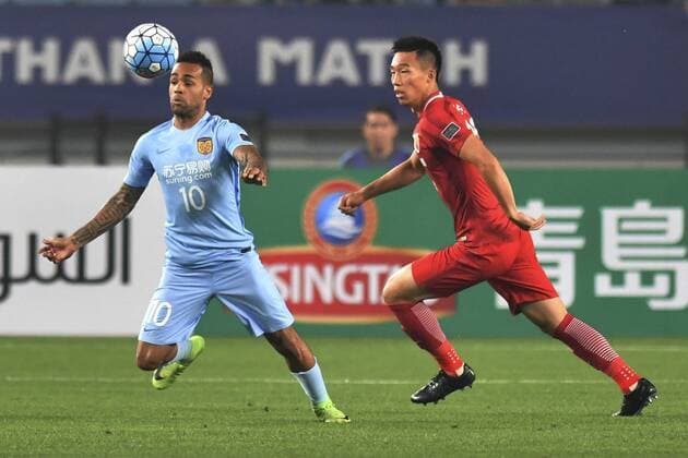 NANJING, CHINA - MAY 31: Alex Teixeira 10 of Jiangsu Suning reacts during 2017 AFC Champions League Round of 16 between Jiangsu Suning and Shanghai SIPG at Nanjing Olympic Sports Centre on May 31, 2017 in Nanjing, Jiangsu Province of China.  Copyright: xVCGx CFP111104709109 