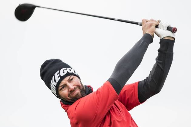 170601 Scott Jamieson, Skottland under dag ett av golftävlingen Nordea Masters den 1 juni 2017 i Barsebäck.  Copyright: PETTERxARVIDSON BB170601PA014