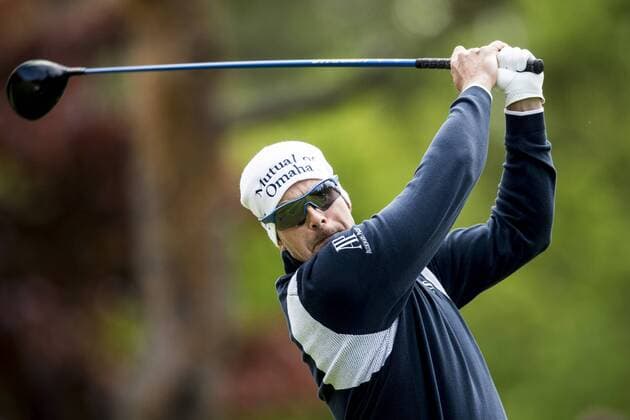 170601 Henrik Stenson, Sverige under dag ett av golftävlingen Nordea Masters den 1 juni 2017 i Barsebäck.  Copyright: PETTERxARVIDSON BB170601PA023