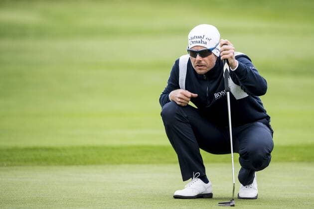 170601 Henrik Stenson, Sverige under dag ett av golftävlingen Nordea Masters den 1 juni 2017 i Barsebäck.  Copyright: PETTERxARVIDSON BB170601PA034