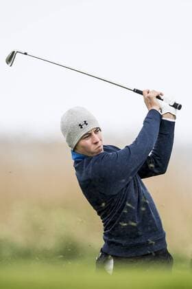 170601 Matthew Fitzpatrick, England under dag ett av golftävlingen Nordea Masters den 1 juni 2017 i Barsebäck.  Copyright: PETTERxARVIDSON BB170601PA061
