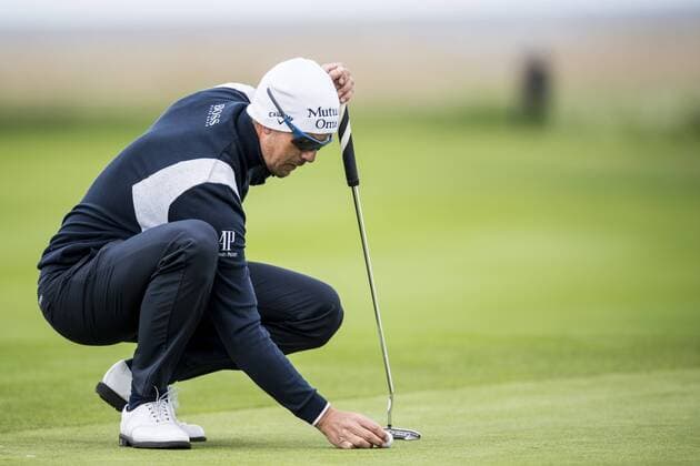 170601 Henrik Stenson, Sverige under dag ett av golftävlingen Nordea Masters den 1 juni 2017 i Barsebäck.  Copyright: PETTERxARVIDSON BB170601PA066
