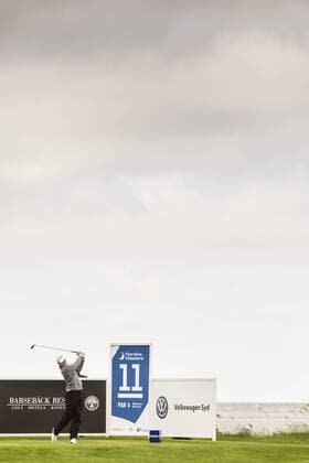 170601 Alexander Noren, Sverige under dag ett av golftävlingen Nordea Masters den 1 juni 2017 i Barsebäck.  Copyright: PETTERxARVIDSON BB170601PA113