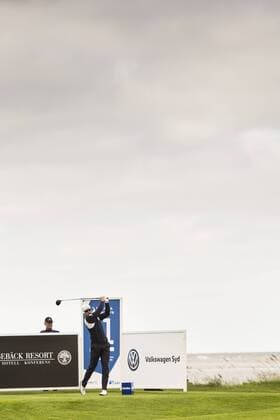 170601 Henrik Stenson, Sverige under dag ett av golftävlingen Nordea Masters den 1 juni 2017 i Barsebäck.  Copyright: PETTERxARVIDSON BB170601PA118