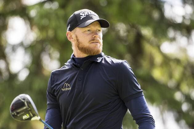 170601 Sebastian Söderberg, Sverige under dag ett av golftävlingen Nordea Masters den 1 juni 2017 i Barsebäck.  Copyright: PETTERxARVIDSON BB170601PA152