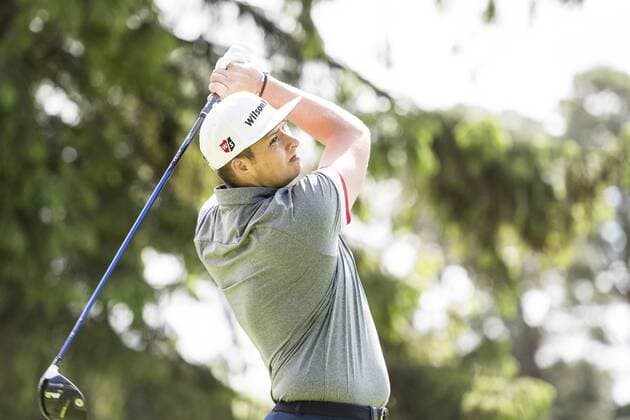 170601 Marcus Armitage, England under dag ett av golftävlingen Nordea Masters den 1 juni 2017 i Barsebäck.  Copyright: PETTERxARVIDSON BB170601PA155