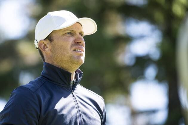 170601 Magnus A Carlsson, Sverige under dag ett av golftävlingen Nordea Masters den 1 juni 2017 i Barsebäck.  Copyright: PETTERxARVIDSON BB170601PA183