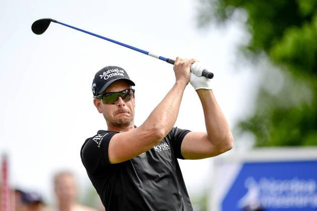 170602 Henrik Stenson, Sverige under dag tva av golftävlingen Nordea Masters den 2 juni 2017 i Barsebäck.  Copyright: PETTERxARVIDSON BB170602PA051