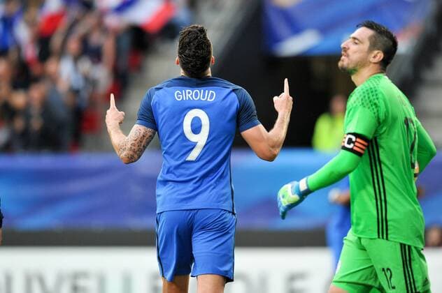 09 OLIVIER GIROUD (fra) - JOIE FOOTBALL : France vs Paraguay - Match amical - 02 06 2017 FEP Panoramic 