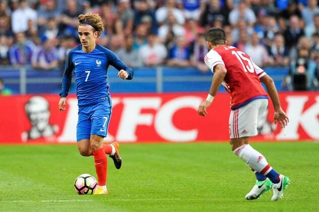 Fußball, Länderspiel, Frankreich - Paraguay 07 Antoine Griezmann (fra) FOOTBALL : France vs Paraguay - Match amical - 02 06 2017 FEP Panoramic 