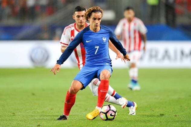 Fußball, Länderspiel, Frankreich - Paraguay 07 Antoine Griezmann (fra) FOOTBALL : France vs Paraguay - Match amical - 02 06 2017 FEP Panoramic 