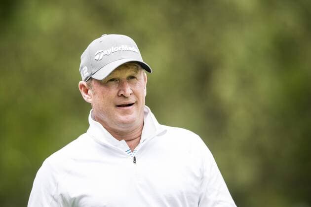 170602 Jamie Donaldson, Wales under dag tva av golftävlingen Nordea Masters den 2 juni 2017 i Barsebäck.  Copyright: PETTERxARVIDSON BB170602PA374