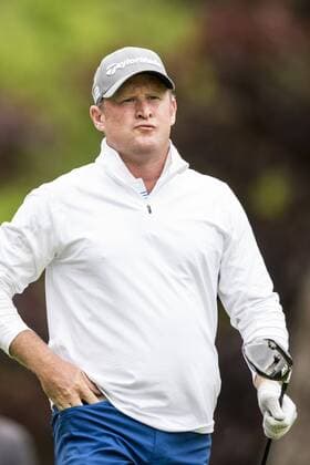 170602 Jamie Donaldson, Wales under dag tva av golftävlingen Nordea Masters den 2 juni 2017 i Barsebäck.  Copyright: PETTERxARVIDSON BB170602PA465
