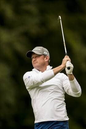 170602 Jamie Donaldson, Wales under dag tva av golftävlingen Nordea Masters den 2 juni 2017 i Barsebäck.  Copyright: PETTERxARVIDSON BB170602PA470