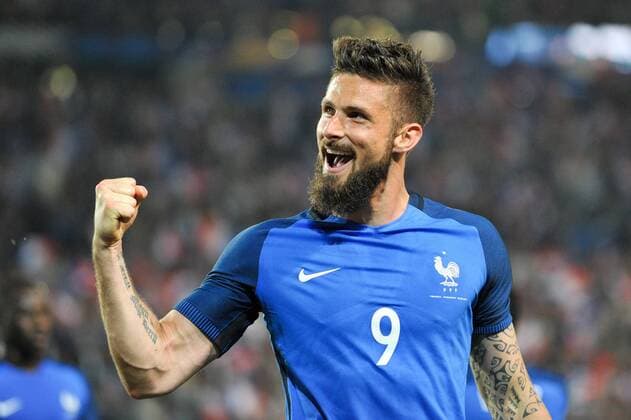Fußball, Länderspiel, Frankreich - Paraguay 09 OLIVIER GIROUD (fra) - JOIE FOOTBALL : France vs Paraguay - Match amical - 02 06 2017 FEP Panoramic 