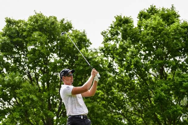 170603 Henrik Stenson, Sverige, under dag tre av golftävlingen Nordea Masters den 3 juni 2017 i Barsebäck.  Copyright: PETTERxARVIDSON BB170603PA018