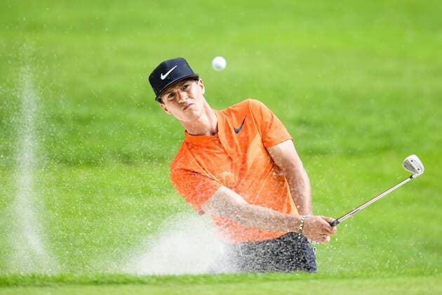 Golf, Nordea Masters 170603 Thorbjörn Olesen, Danmark under dag tre av golftävlingen Nordea Masters den 3 juni 2017 i Barsebäck.  Copyright: PETTERxARVIDSON BB170603PA040