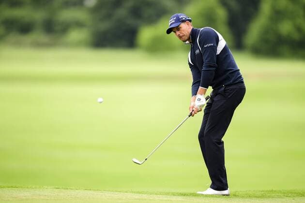 170604 Henrik Stenson, Sverige under dag fyra av golftävlingen Nordea Masters den 4 juni 2017 i Barsebäck.  Copyright: PETTERxARVIDSON BB170604PA024