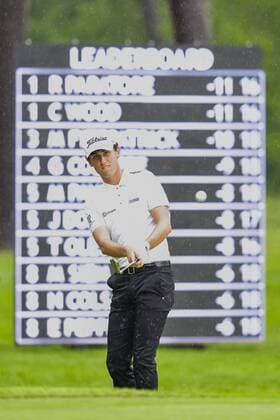 170604 Renato Paratore, Italien under dag fyra av golftävlingen Nordea Masters den 4 juni 2017 i Barsebäck.  Copyright: PETTERxARVIDSON BB170604PA081