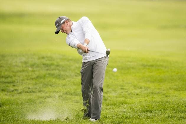 170604 Jamie Donaldson, Wales under dag fyra av golftävlingen Nordea Masters den 4 juni 2017 i Barsebäck.  Copyright: PETTERxARVIDSON BB170604PA305
