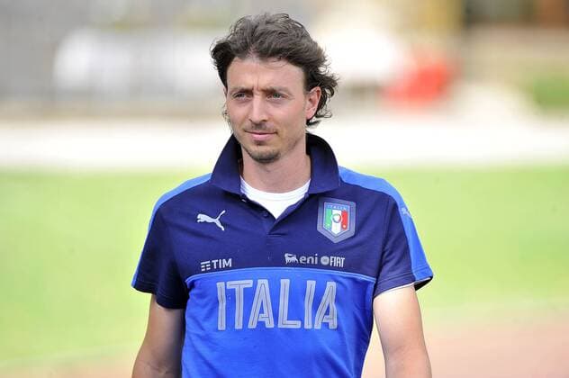 Italy: Italy s soccer team training session Italy s player Riccardo Montolivo during the training session at the Coverciano Training Center. The Italian national team Nationalteam will face in a friendly match the Uruguay national team in Nice on 7th June 2017 and Liechtenstein in Udine on 11th June 2017, match valid for FIFA World Cup WM Weltmeisterschaft Fussball Russia 2018 Qualifiers Europe Group G.  GiacomoxMorinix xPacificxPress